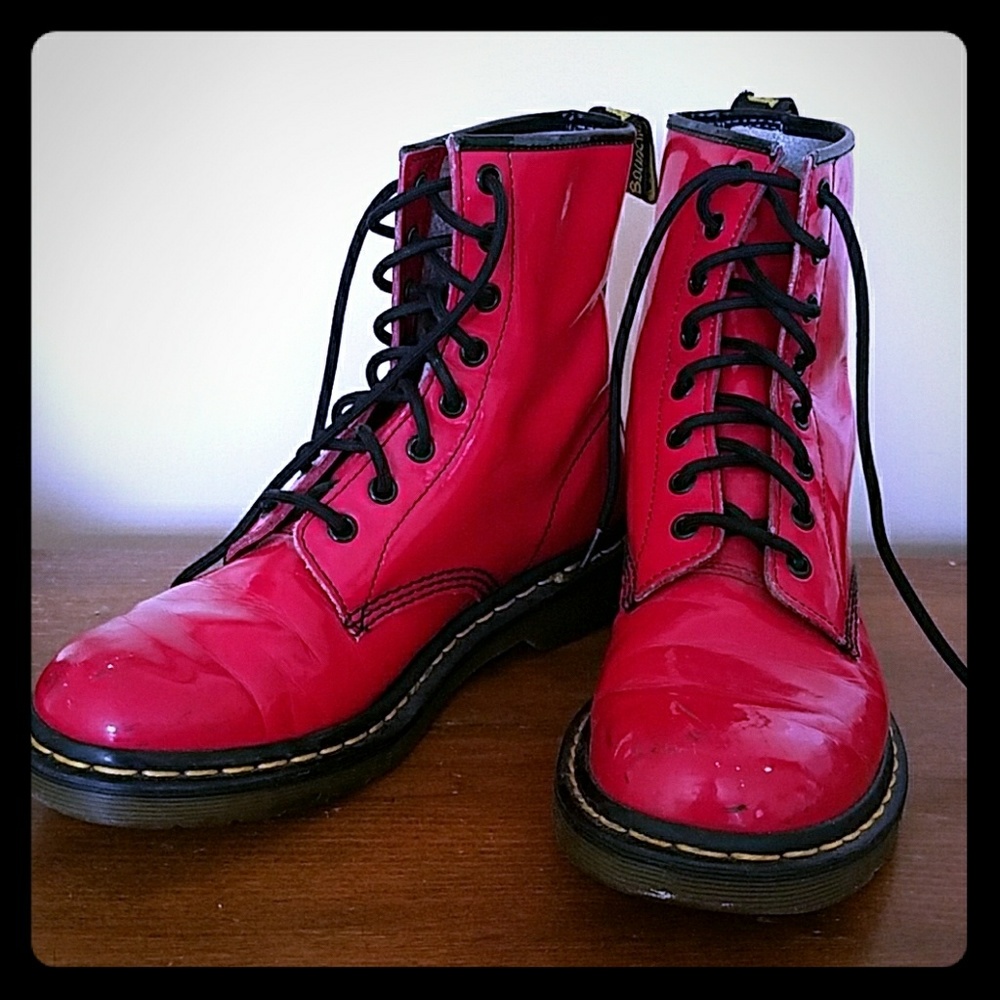 Red doc martins